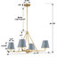 Kinston 4 - Light Shaded Classic Chandelier-1679010487-1726472859