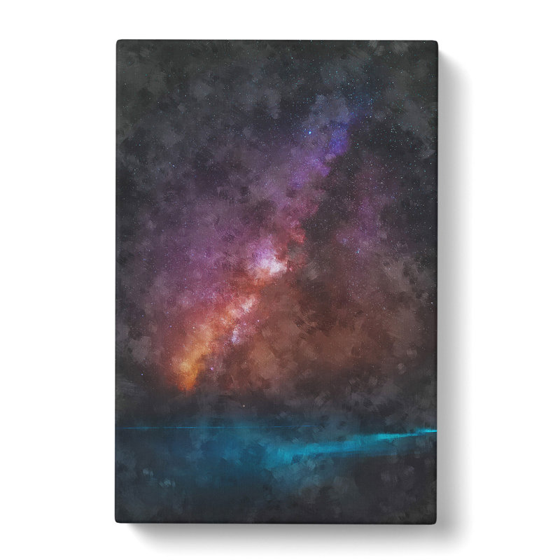Stars Over The Ocean - Wrapped Canvas Painting, 60cm H x 40cm W x 3cm D