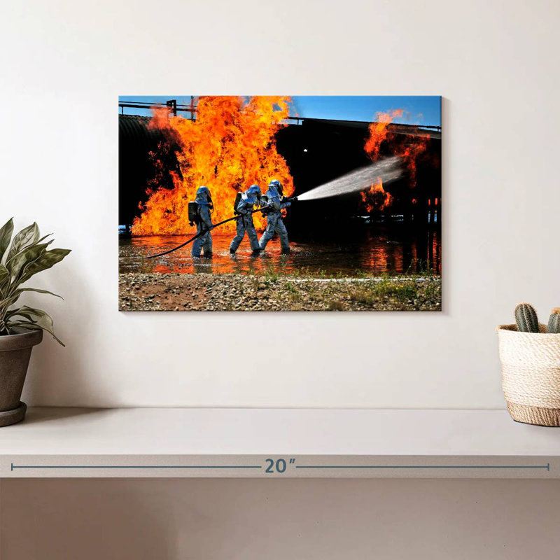 Simulation d'un feu d'urgence, H 8 po x l 12 po