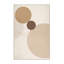 Tapis moelleux moelleux à motif minimaliste beige Menahan Venn-298654822