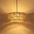 23.2" 6-Light Scalloped Rope Drum Chandelier-1664452976-1664452983