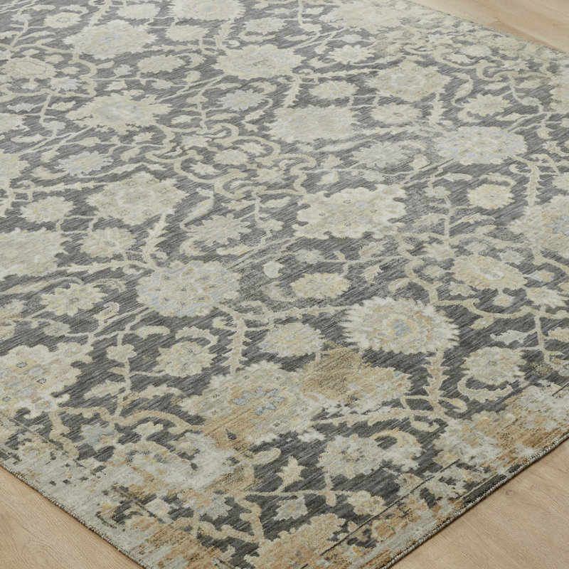 Wool Area Rug, Rectangle 7'6" x 9'6"