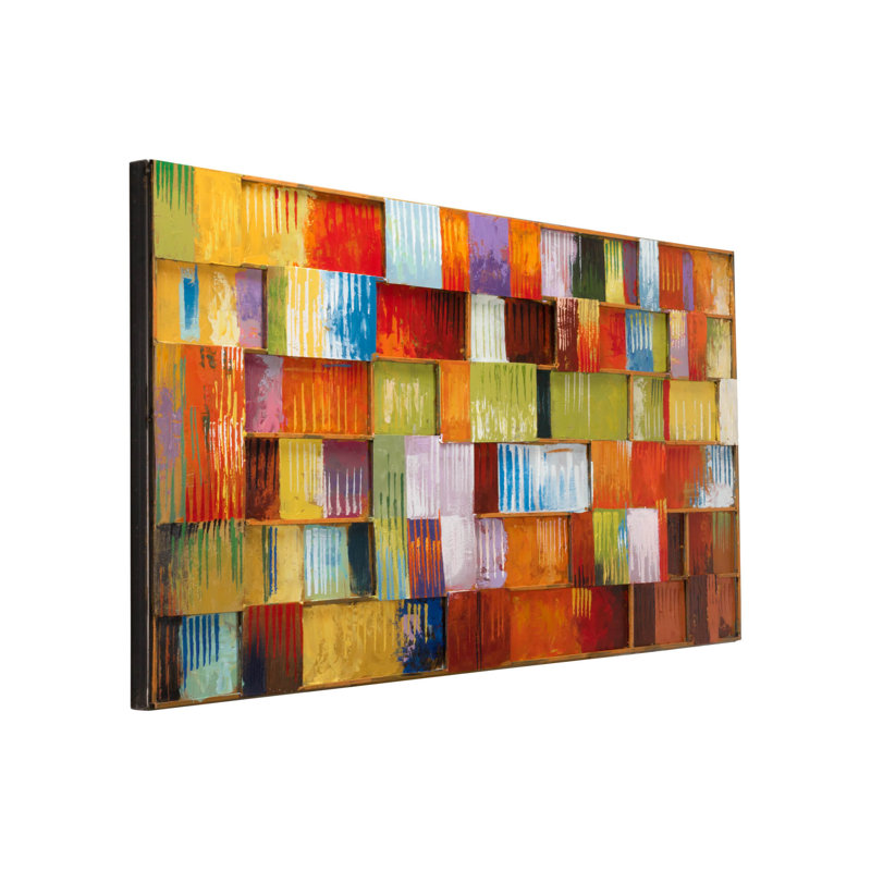 Metal picture piece by piece