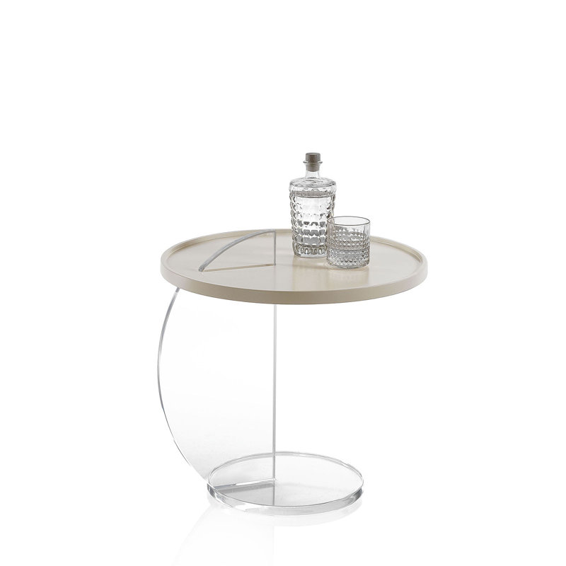 Cesaire Tray Top Abstract End Table
