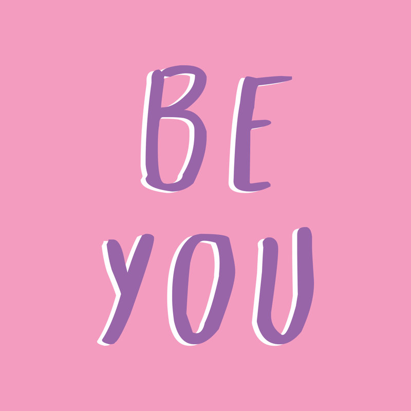Be You - Wrapped Canvas Print, 122cm H x 122cm W x 3.8cm D