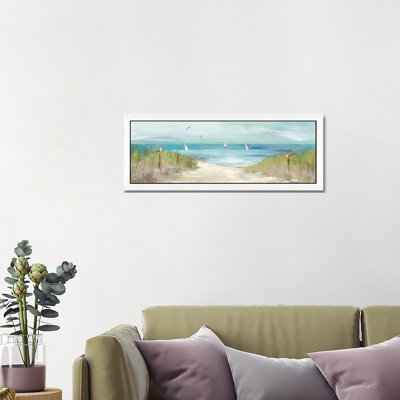 Beachlong Birds by Aimee Wilson - Panoramic Print on Canvas
