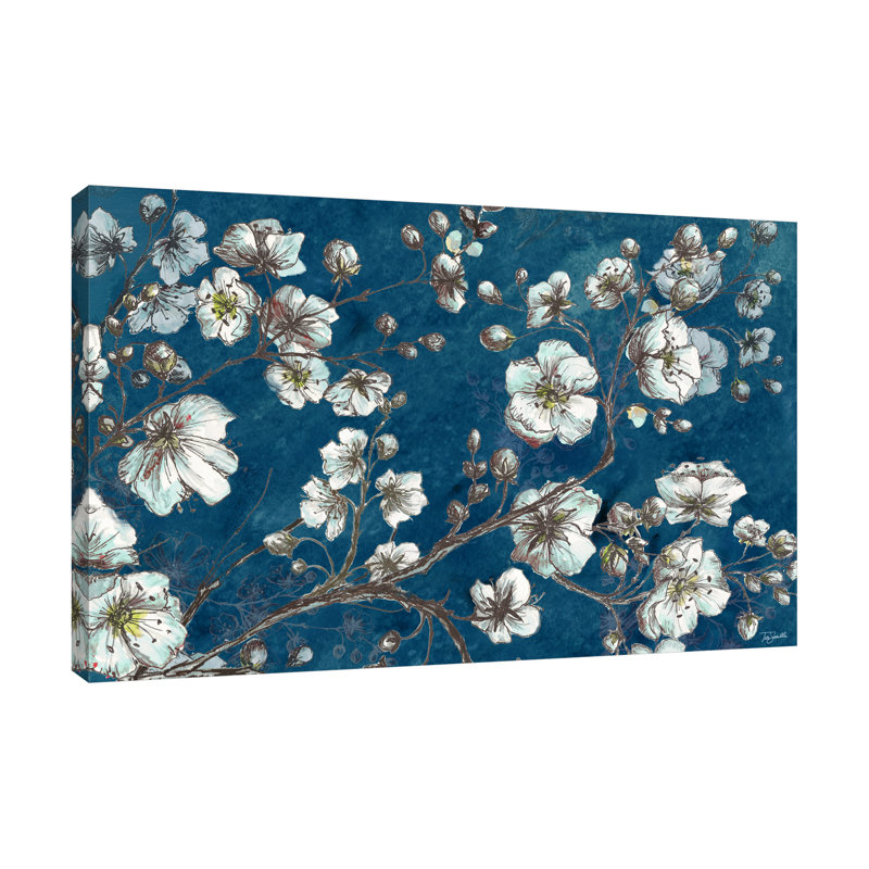 « aquarelle fleurs », reproduction sur toile tendue, 10 po x 15 po