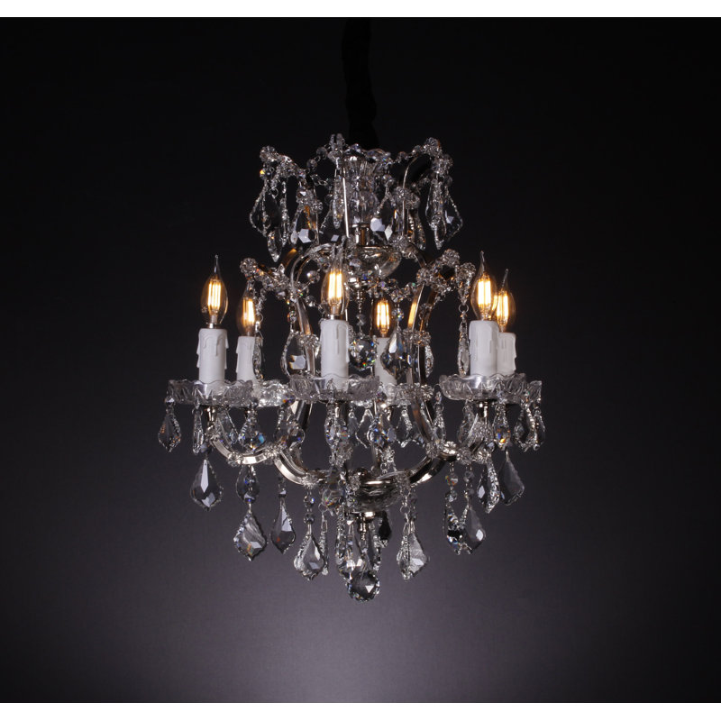 Lustree empire 6 lumières à bougie de style bougie Rodrigues