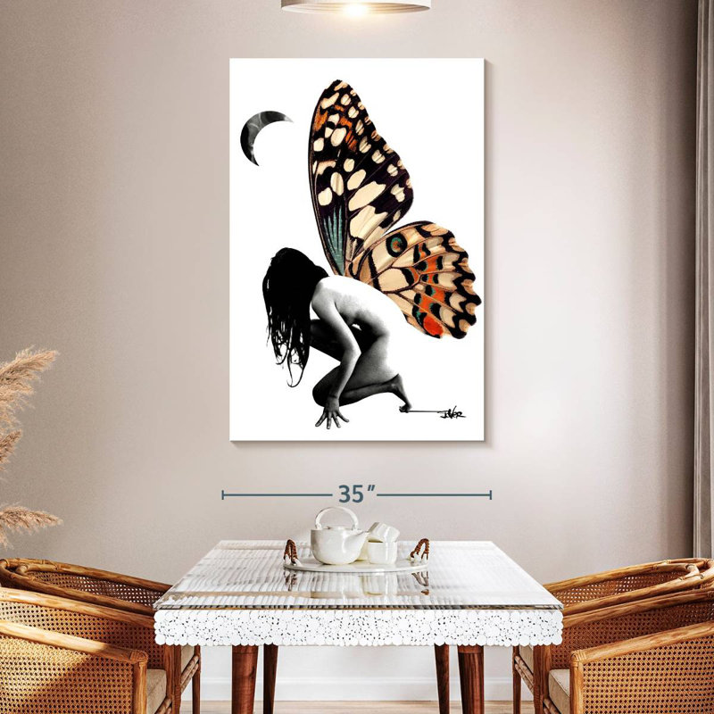 Kelan Lady's Metamorphosis, 30" H x 20" W