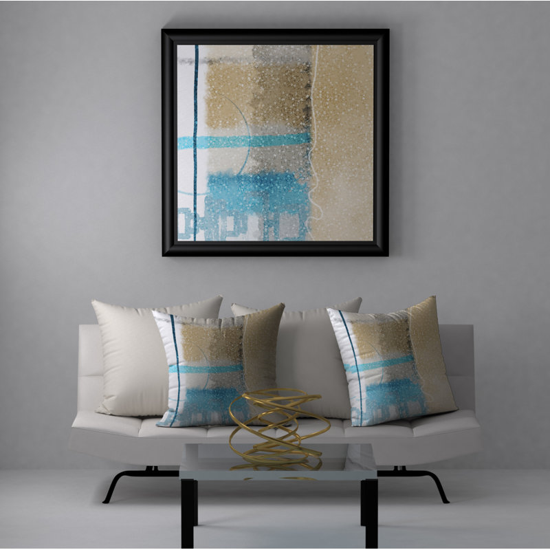 Reversible Throw Pillow, 18" x 18"