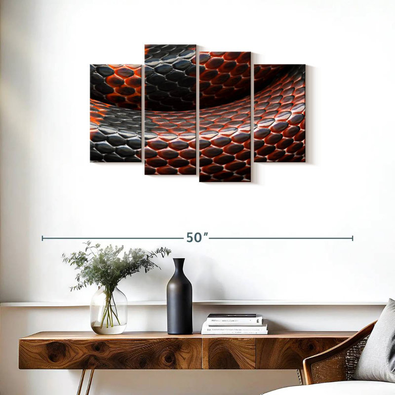 Écailles de serpent Brampt, 22" H x 36" W
