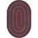 Jamestown Braided Jute Reversible Burgundy/Blue/Cream Rug