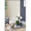 S / 3 plateaux gigognes décoratifs gris galvanisé
