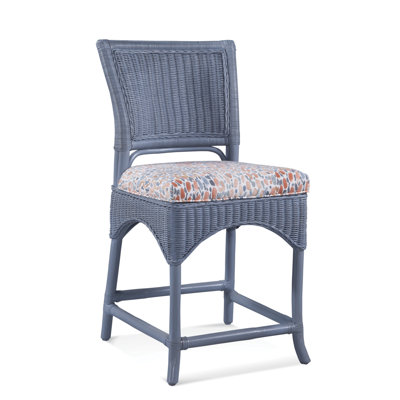Tabouret de comptoir tissé Jaime