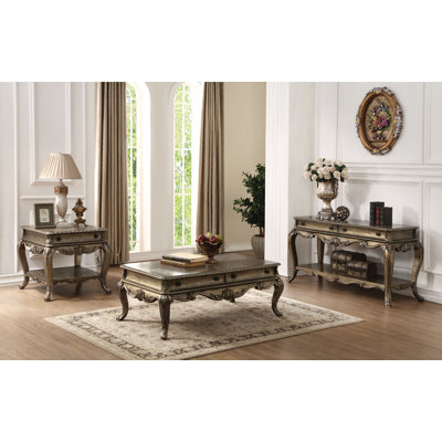Ensemble de 3 tables basses Cha