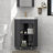 17" Freestanding Corner Single Bathroom Vanity With Ceramic Sink Top-Mirror Cabinet Not Included-774722203