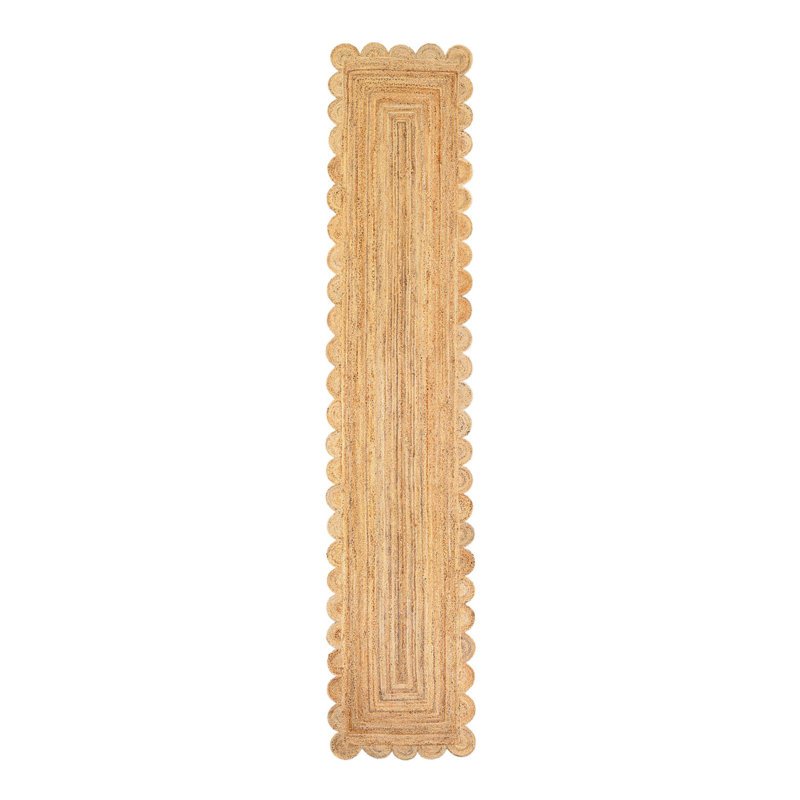 Cosner Hand Braided Area Rug, Runner 3'3" x 16'1"