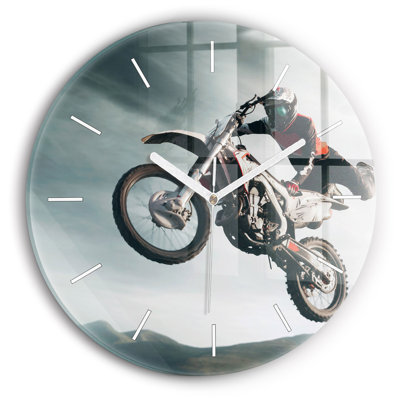 Glass Wall Clock