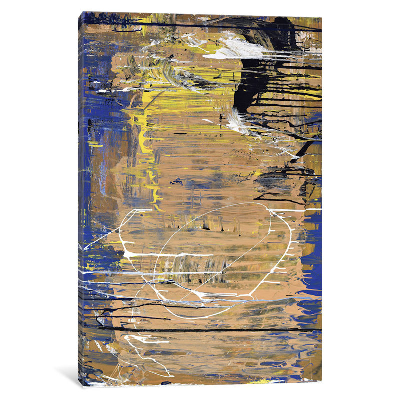 Impression sur toile tendue, "terrain", H 26 po x l 18 po x P 1,5 po, Pas de tapis, Toile tendue
