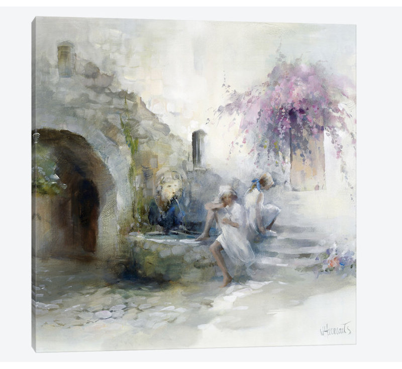 «Teenagers», reproduction sur toile, H 48 po x l 48 po x P 1,5 po, Toile tendue, Pas de tapis