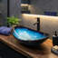 Elecwish 13.8'' Glass Bathroom Sink-136323474-136323475