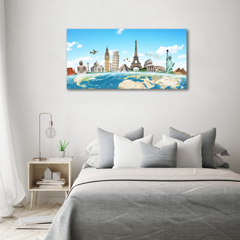 Monuments Of The World - No Frame Print on Canvas