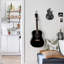 Horloge murale noire