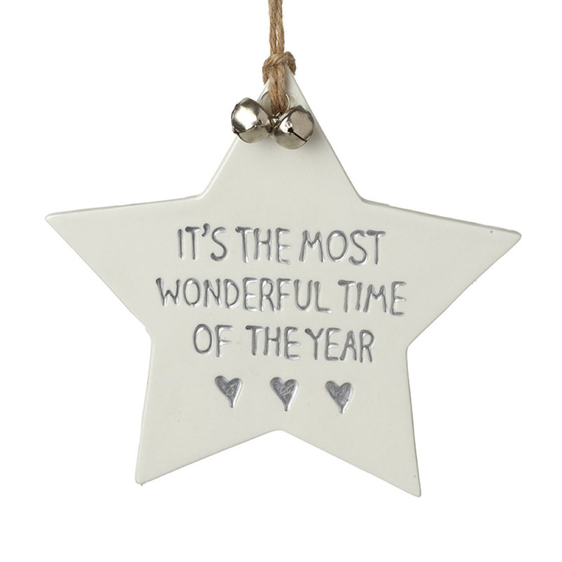 16cm Ceramic Holiday Shaped Ornament