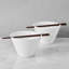 Delray Bone China Noodle Bowl with Chopsticks