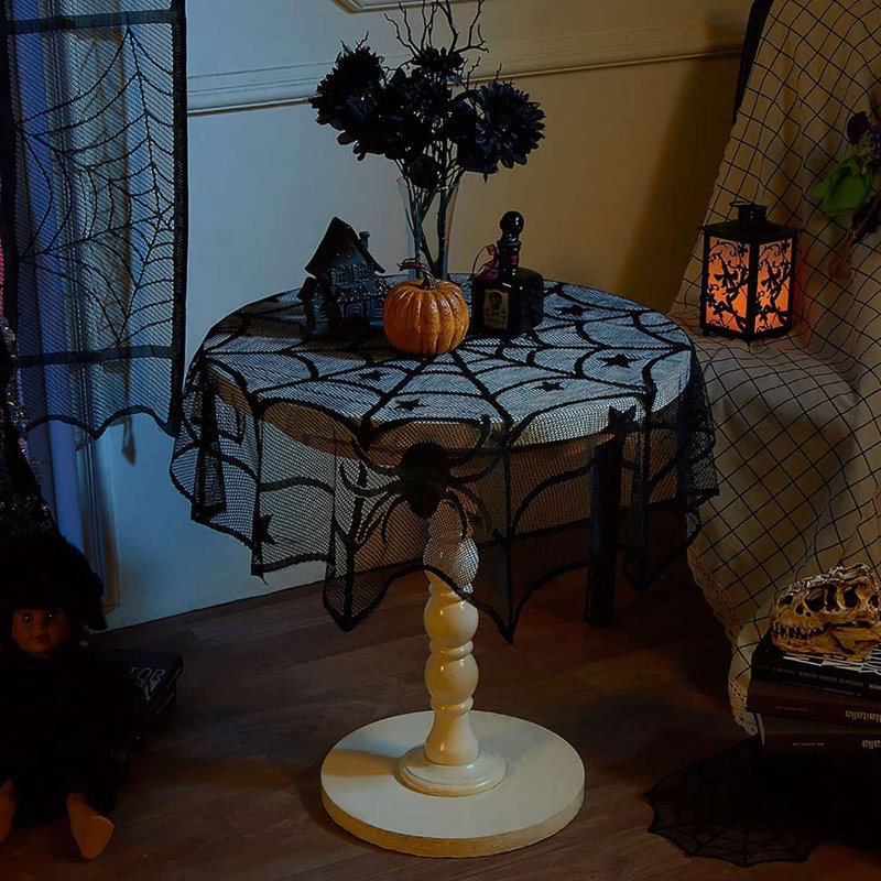 Nappe ronde en polyester Halloween