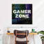 «Video Games Gamer Zone», impression sur toile-92563248