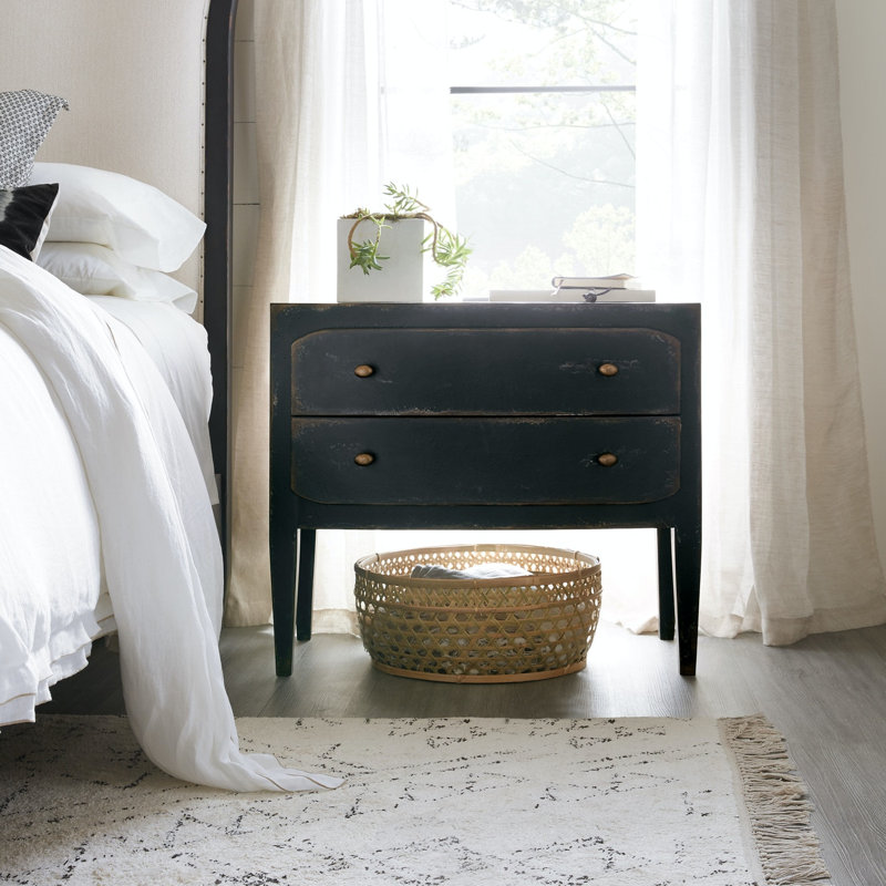 CiaoBella 2 - Drawer Nightstand, Black