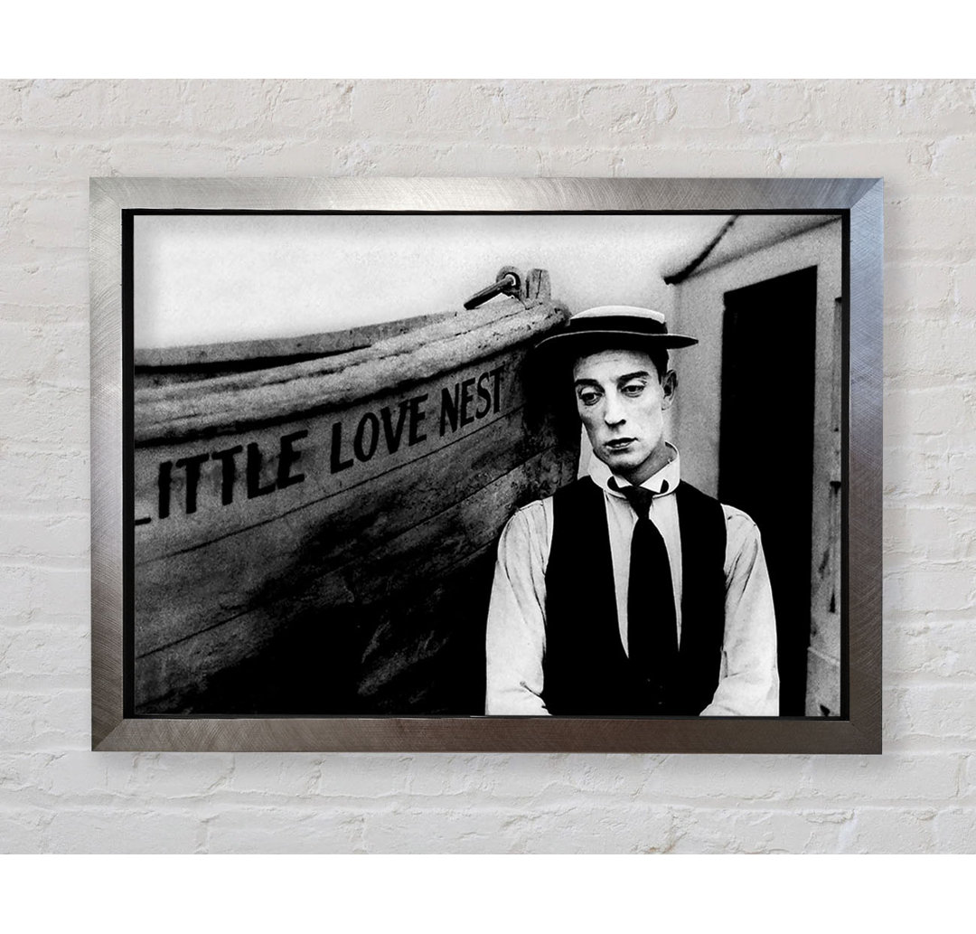 Buster Keaton Kleines Liebesnest - Einzelner Bilderrahmen Kunstdrucke