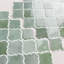 Sage Green Peel And Stick Arabesque Vinyl Tile Thicker Upgrade Design (10 Tiles/ Set)