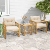 Nesta 2 - Person Patio Conversation Sets with Cushions
