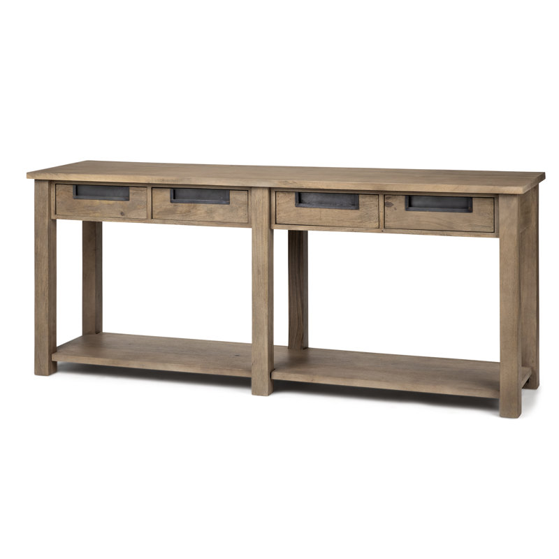 Console en bois massif Alex 72 "