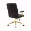 Chaise de bureau texturée en tissu Boucle, chaise de bureau moderne à hauteur ajustable avec accoudoirs rembourrés-577762103