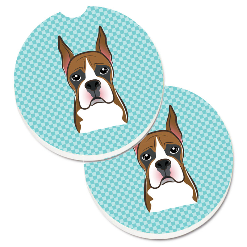 Sous-verre Retriever, Bleu, Boxer