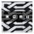 Reversible Outdoor Rug, Waterproof Plastic Straw Floor Mat, Portable RV Camping Carpet with Carry Bag, Large Floor Mat for Backyard, Deck, Picnic, Beach, Black & White Chain-1423395423