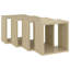 Gleneva 4 Piece Square Cube Shelf