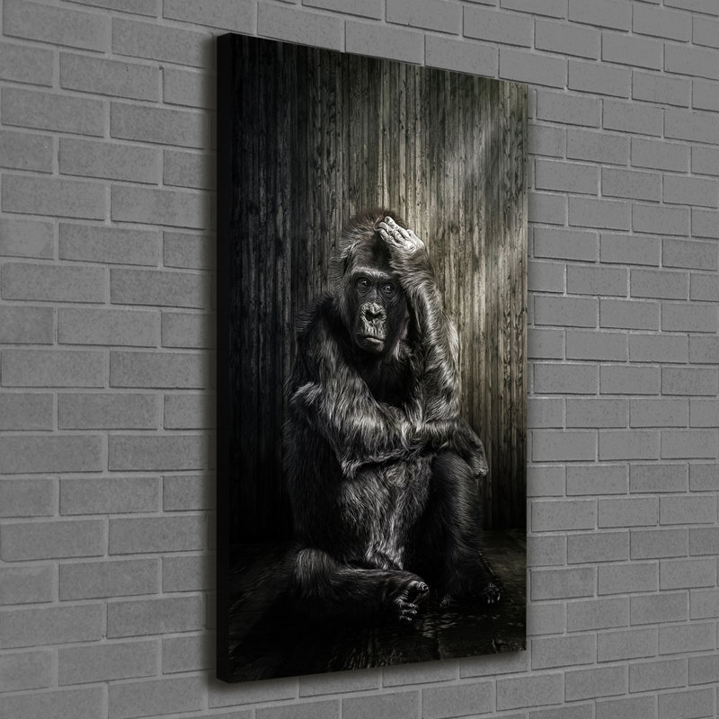 Gorilla - Wrapped Canvas Art Print