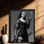 Reproduction d'art encadré noir-676305037