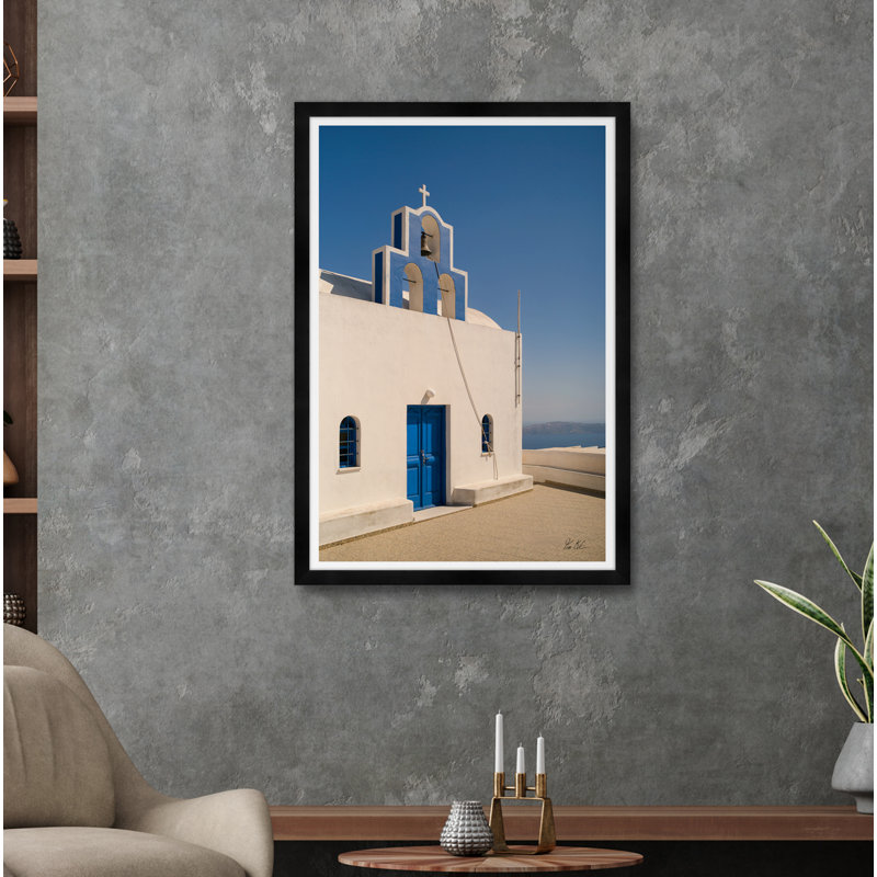 Fira Bell Tower par Tim Klein - photographie avec cadre photo