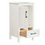 Meuble-lavabo simple autoportant de 18 po avec plateau entièrement assemblé