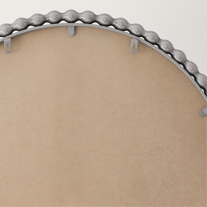 Iron Art Arch Vintage Vanity Mirror, Wall Hanging, Placed On The Table, Suitable For Living Room, Bedroom, Bathroom, Silver