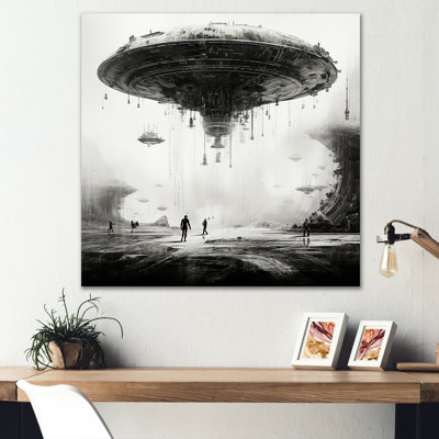 " Minimalism Sci Fi Ufo I "