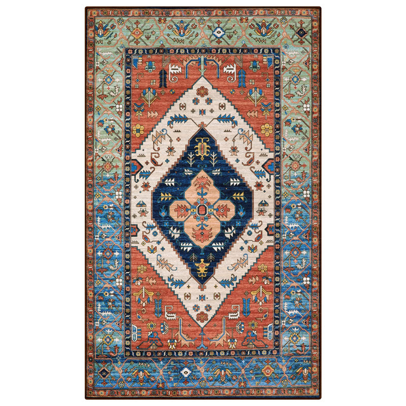 Tapis Secondino avec envers antidérapant, Rectangulaire 3 pi x 5 pi