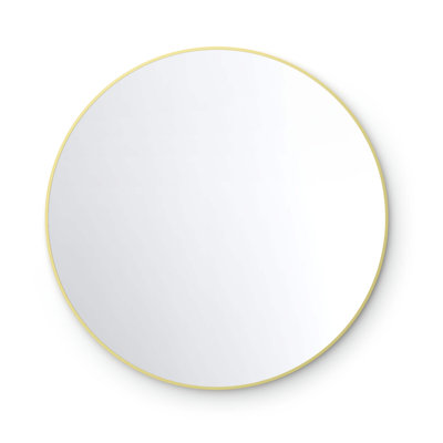 Premium Metal Frame Shatterproof Wall Mount Mirror - FM4