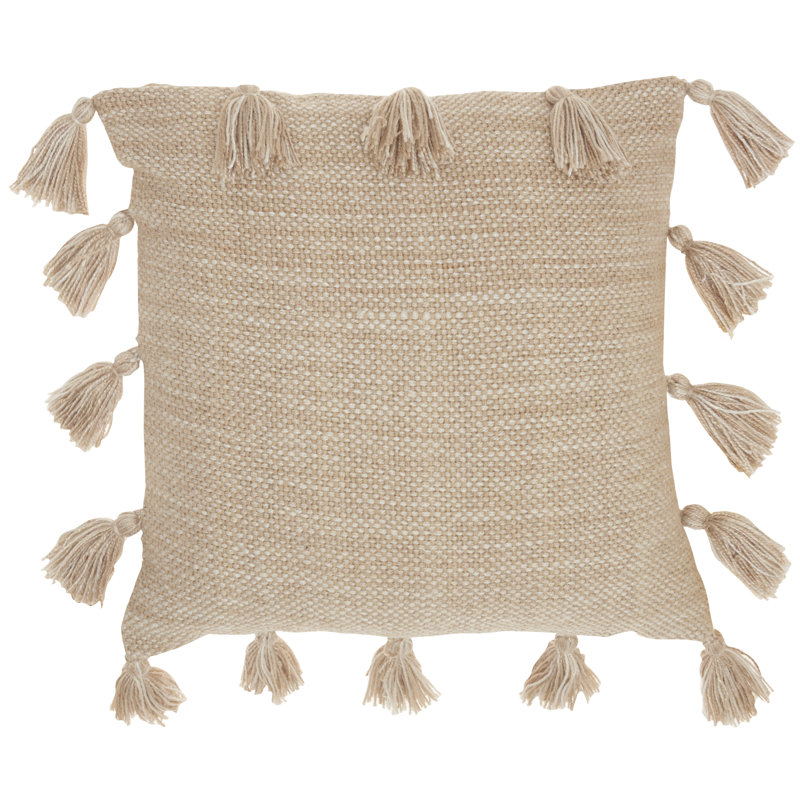  Housse de coussin carré et insert, Beige