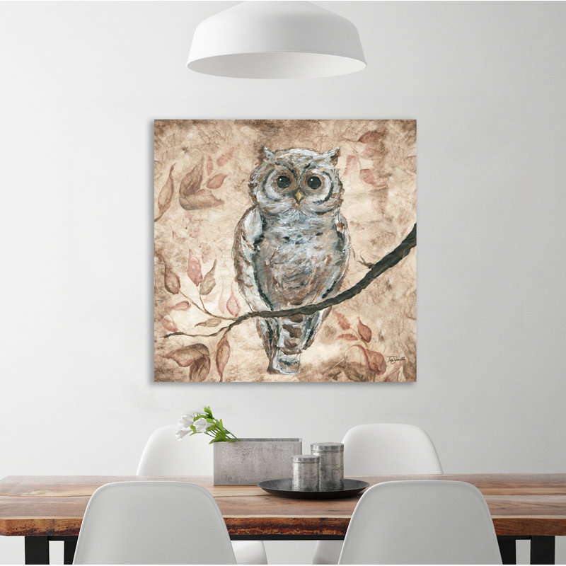 Wisdom Owl I by Tre Sorelle Studios - Wrapped Canvas Print, 121.92cm H x 121.92cm W